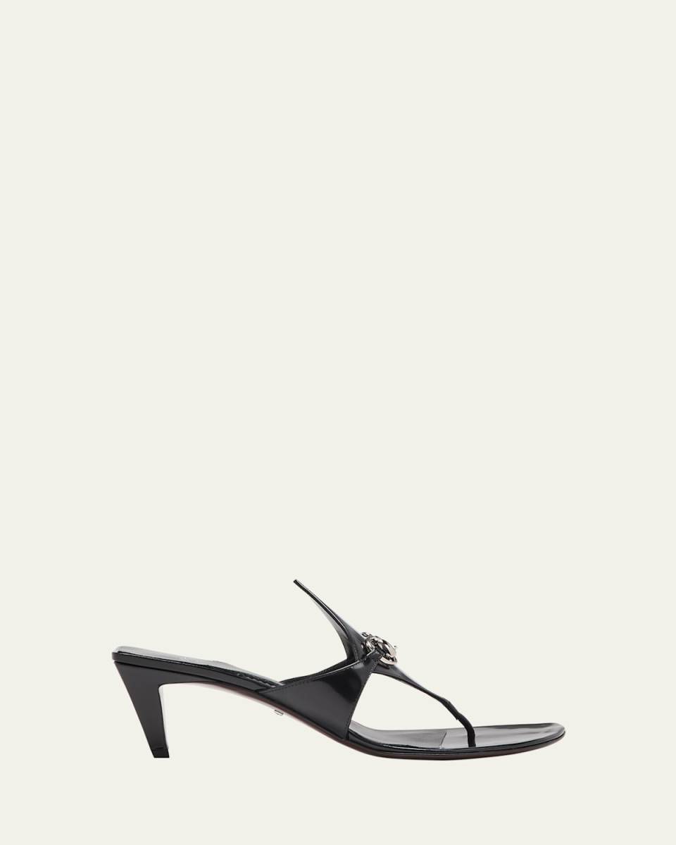 Mariame Leather Bit Thong Sandals